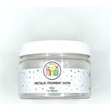 CetKing Epoksi Reçine Metalik Sedefli Pigment Toz Boya Inci Beyazı Renk 50 gr