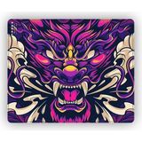 CetKing Esports Edition Mouse Pad 48X40 cm Gaming Oyuncu Mousepad (Oni Dragon, 48X40 cm (3mm Kalınlık)) - Altın