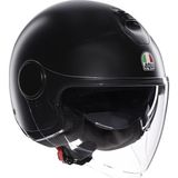 CetKing Eteres Motosiklet Kaskı Açık Kask Mono Matt Black Xs