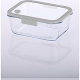 CetKing Fika Glace Vakumlu Cam Saklama Kabı 1900ML Gri
