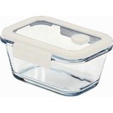 CetKing Fika Glace Vakumlu Cam Saklama Kabı 460 ml Bej