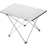 CetKing Full Alüminyum Katlanır Kamp Masası, Piknik, Bbq, Balıkçılık, Doğa Aktiviteleri, Plaj Için Kolay Taşınabilir Kompakt Outdoor Ultra Hafif Kamp Masası Büyük Boy - Gümüş