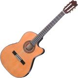 CetKing GA5TCE Thinline Am - Amber Ince Kasa Elektro Klasik Gitar