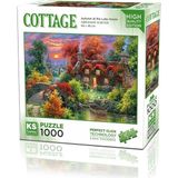 CetKing Games 1000 Parça Göl Evinde Sonbahar Puzzle