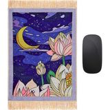 CetKing Gece Dekoratif Küçük Halı Mousepad - Altın