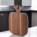 CetKing Geyik Boynuzu Akasya Kesme Tahtası Büyük Boy Antibakteriel Yıkanabilir Doğrama Tahtası Dikdörtgen, Yıkanabilir Akasya Kesme Tahtası (30 * 20 * 2cm)