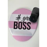 CetKing Girl Boss Tasarımlı Mousepad Mouse Pad - Altın