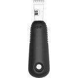 CetKing - Good Grips Soyma Bıçaklı Limon Rendesi ve Limon Kabuğu Soyma Aleti, Siyah