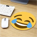 CetKing Gülen Surat Emoji Tasarımlı Mousepad 20 x 20 cm - Altın