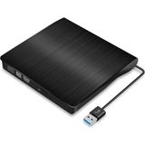 CetKing Harici DVD Rw External Taşınabilir Ultra Ince USB 3.0 CD DVD Yazıcı Okuyucu