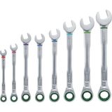 CetKing Home And Garden Cırcırlı Kombine Anahtar Seti 8 Parça