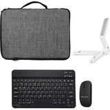 CetKing Ipad 6-7-8-9 Nesil 10.2 Inch Tablet Çanta + Bluetooth Klavye + Mouse + Tablet Standı - AL8112