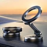 CetKing iPhone 16/16 Pro Max Magsafe Araç Montajı, [tüm Metal ve 360° Ayarlama] N55 Güçlü Mıknatıslı Araba Için Manyetik Telefon Tutucu, iPhone 16 15 14 13 12 ve Magsafe Kılıf ve Tüm Telefonlar Için