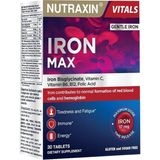 CetKing Iron Max 30 Tablet – Demir, C Vitamini, Folik Asit ve B12 Vitamini Içeren Takviye - Ada Çayı