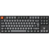 CetKing K8 Max%80 Tkl Rgb Türkçe Red Switch Kablosuz Alüminyum Çerçeve Karbon Siyah Mekanik Klavye