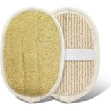 CetKing Kabak Lifi, Çift Taraflı Doğal Banyo Kesesi-Antibakteriyel Sağlıklı Bulaşık Süngeri, Seyahat BOY,15X11 Cm, Rovin Kumaşlı,çok Amaçlı Kullanım Cilt Yenileyici Canlandırıcı Etki, Antiselülit