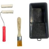CetKing Kadife Rulo Fırça Seti 10CM Tek EBAT,KAP+KADIFE2LI+EKO3FIRÇA EH469
