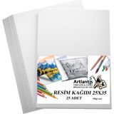 CetKing Kağıdı 25X35 25 Li 100 gr 1 Paket 25 * 35 Resim Kartonu