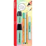 CetKing - Kalem Seti - Tek Pastel Renk - 6'lı Set - Yeşil