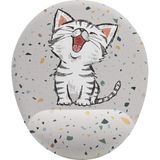 CetKing Kedi Bilek Destekli Mouse Pad - Altın