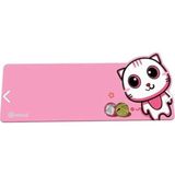 CetKing Kedi Klavye Mouse Masaüstü Matı Nd-Mat Klavye Mouse Pad - Altın