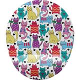 CetKing Kediler Bilek Destekli Mouse Pad - Altın