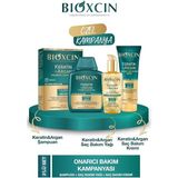CetKing Keratin& Argan Onarıcı Şampuan 300 Ml+ Keratin Argan Bakım Yağı+ Saç Kremi