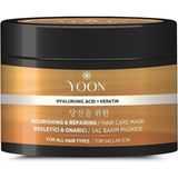 CetKing Keratin & Hyalüronik Asit Içeren Saç Maskesi, Hasarlı Aşırı Yıpranmış Saçları 360° Yoğun Onarıcı ve Besleyici Saç Bakım Maskesi 250ML