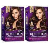 CetKing Kit Saç Boyası 4/0 Kahve x 2 Adet