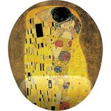 CetKing Klimt Kiss Bilek Destekli Mouse Pad - Altın