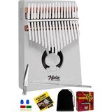 CetKing KLX-550 Beyaz Renk Gerçek Ağaç Kalimba 17 Tuşlu Full Set