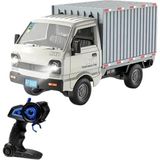 CetKing Kumandalı Rc Kamyonet,yük Taşıma Aracı,sesli,ışıklı,şarjlı,(Pil Hediyeli),2.4 Ghz Araç,uzaktan Kumandalı Kargo Arabası (Beyaz)