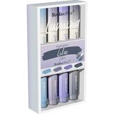 CetKing Lumina Fosforlu Kalem Lilac, 4'lü Set, Lilac
