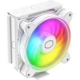CetKing Master Hyper 212 Halo Beyaz Cpu Soğutucu - 120MM Fan | Destek Amd ve Intel Cpu Soketi Am5, Am4/lga 1700, 1200, 1151, 1150| Pwm Kasa Fanları | 51.88 Cfm Hava Akışı | 4 Isı Borusu | Gen 2 Argb