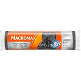 CetKing Max Profesyonel Çöp Torbası Jumbo Boy (80X110 Cm) 10 Adet, Ultra Dayanıklı Kalın Siyah Endüstriyel Poşet