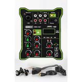 CetKing MDX-100 Stüdyo Kayıt Için Ses Kartlı Mixer +48V Phantom Power ile Stüdyo Mikser