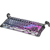 CetKing Mercury K1 Pro Rgb Kablosuz Mekanik Gaming Klavye, Alüminyum Çerçeveli, Ingilizce Q, Special Edition, Cyberpunk