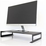 CetKing Metal Monitör Standı - Siyah - Monitör Yükseltici - Laptop Standı - Organizer - SMS1BL