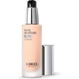 CetKing Milano Kıko Milano Instamoisture Glow Foundation 06 | Nemlendirici Sıvı Fondöten, Parlak Yüzeyli