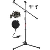 CetKing MS06PAK Mikrofon Standı Shock Mount Pop Filter Set