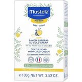 CetKing Mustela Kuru Ciltler Için Cold Cream Içeren Sabun 100G 1 Paket