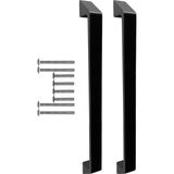 CetKing Mutfak ve Banyo Dolabı Kapakları ve Çekmeceler Için Metal Kulp Paslanmaz Alüminyum Mobilya Dolap Kulbu 192MM Mat Siyah 2 Adet
