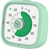 CetKing Mutfak,ders,yemek Için 60DK Analog Alarm Zamanlayıcı,pomodoro Öğrenci Motivasyon Saati (Yeşil)