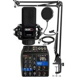 CetKing MX-2020 Solo Mix Condenser Mikrofon ve Kayıt Mixer Seti