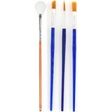 CetKing - Neon Fırça Seti/çocuklar ve Yetişkinler Için Hobi Boya Fırçaları/ahşap, Cam, Metal, Kumaş, Tuval Boyama Seti/akrilik Boya, Sulu Boya, Guaj Boya, Yağlı Boya Için Kullanıma Uygundur (4)