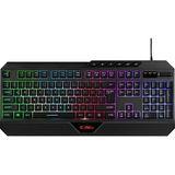 CetKing Nexus K1 Rgb Full Membran 104 Tuşlu Ekstra Multimedya/rollover Ses Kontrol Mekanizmalı & Claw's Reflex Örgü Kablolu Gaming Klavye (11 Farklı Rgb Efektli)