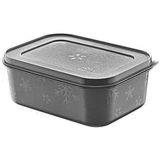CetKing No Frost Silikon Yumuşak Kapalı Saklama Kabı Dondurucu ve Buzluk Saklama Kabı 675ML, Kapaklı No Frost Saklama Kabı 675ML, Derin Dondurucu Saklama Kabı 675ML