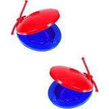 CetKing Orf-Sp-11 Örf Aletleri Avuç Içi Kastanyet Seti Parmak Zili (1 Set)