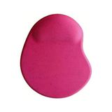 CetKing Oval Bilek Destekli Kum Desen Tip Kaymaz Taban Optik Bilgisayar Notebook Mouse Pad Maus Pad 17,5X21,5CM (Fuşya) - Altın