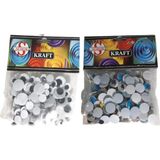 CetKing Oynar Göz 2'li Paket, Siyah ve Renkli, Karışık Ebatlarda